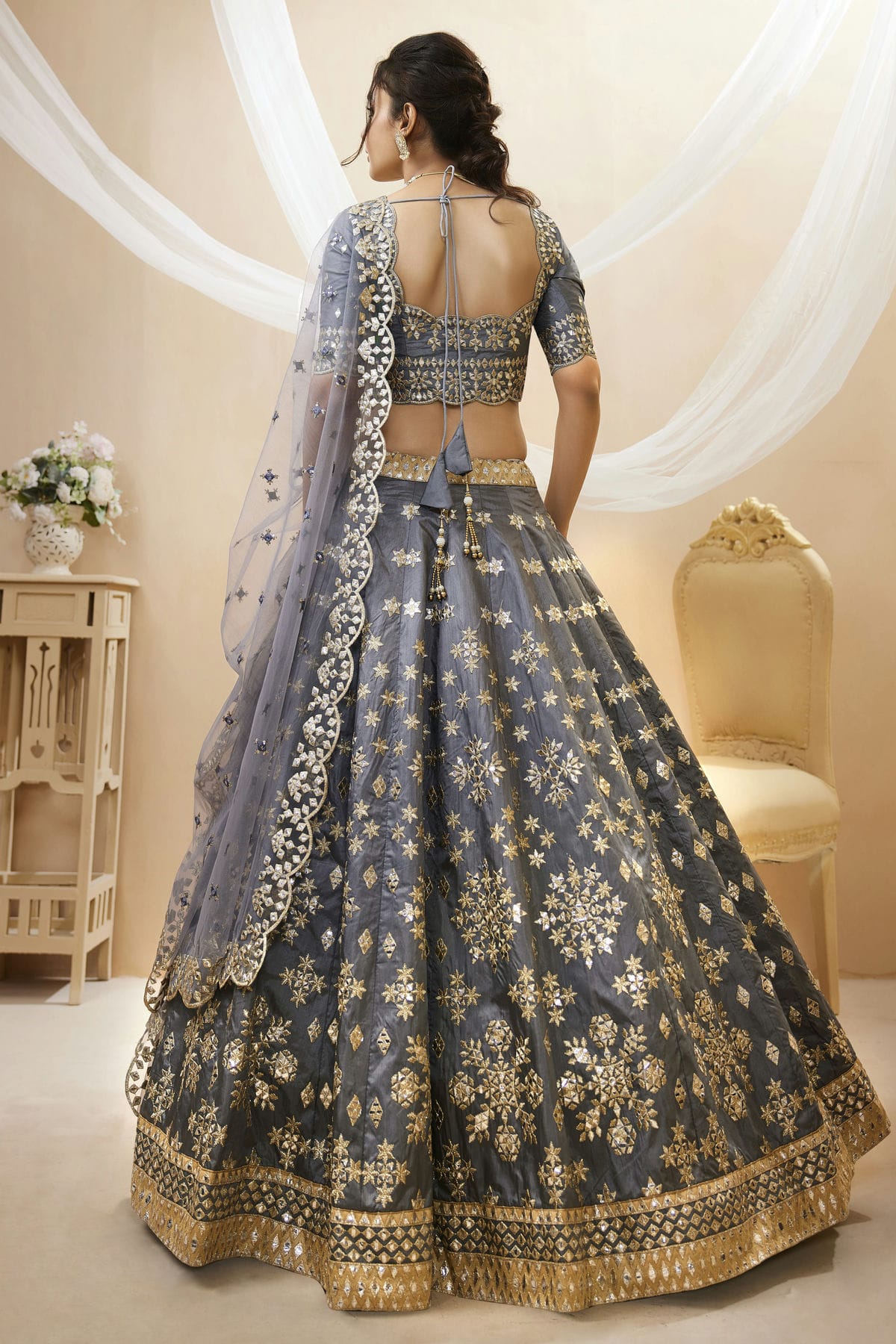Art Silk Embroidery A Line Lehenga Choli VSLC1010220