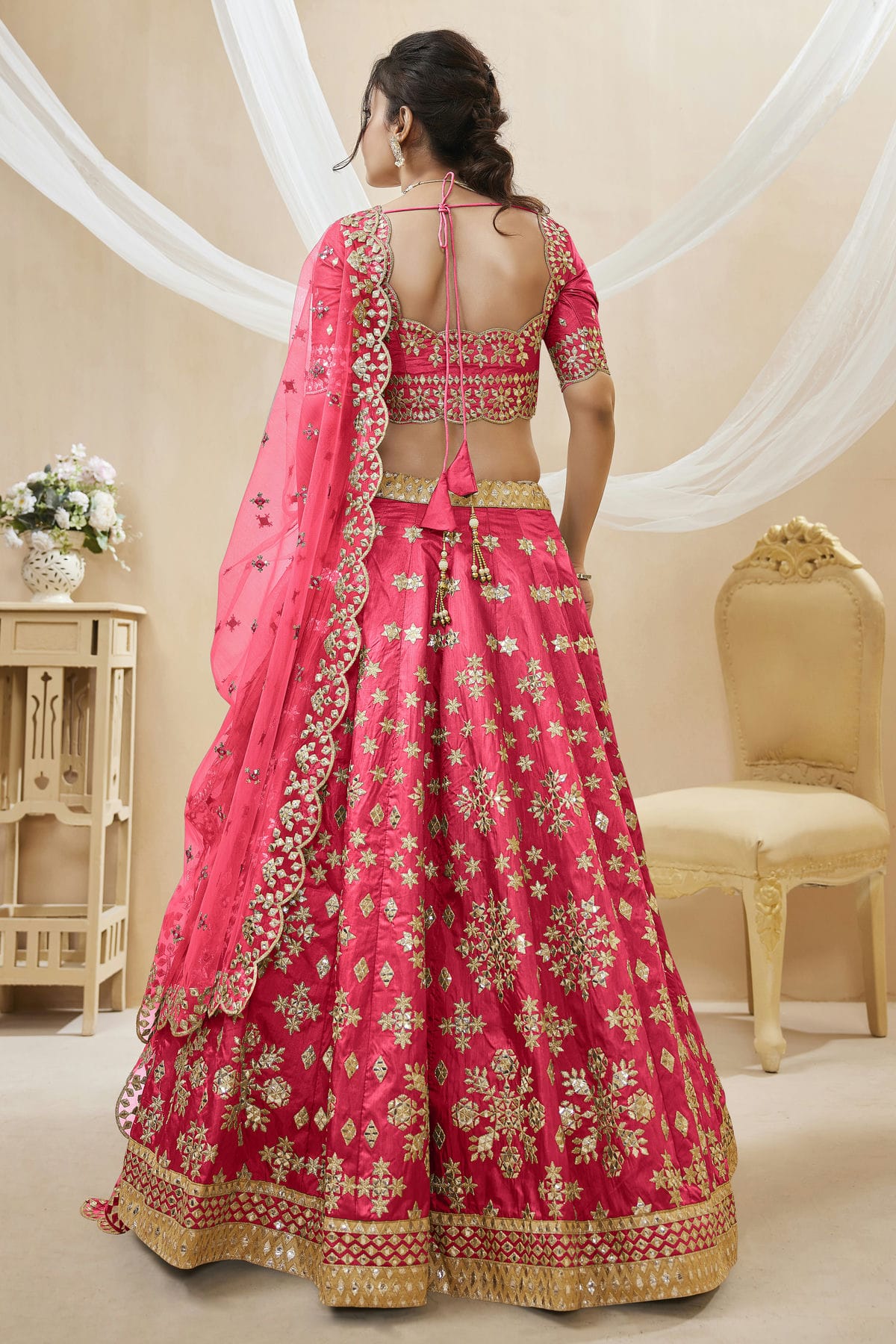 Art Silk Embroidery A Line Lehenga Choli VSLC1010222