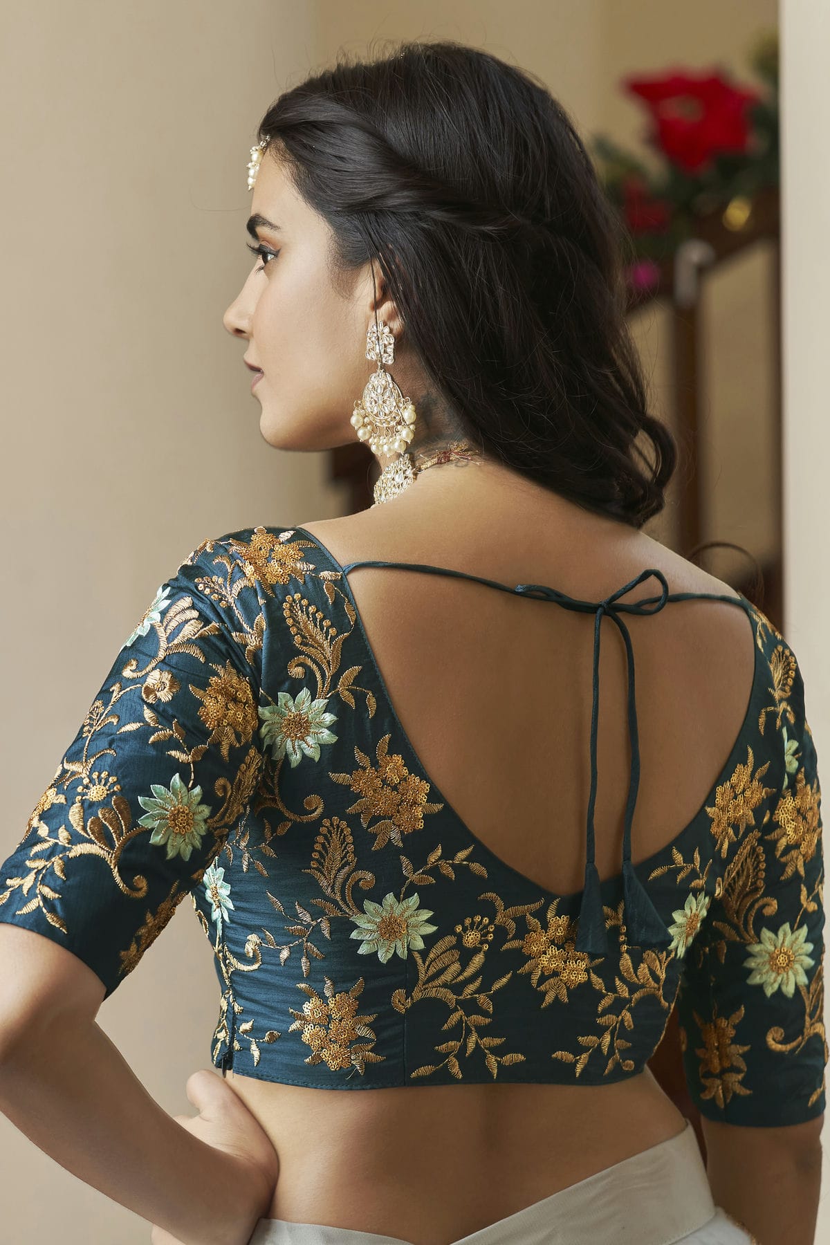 Butterfly Net Designer Lehenga Choli In Sky Blue Colour VSLC1270044