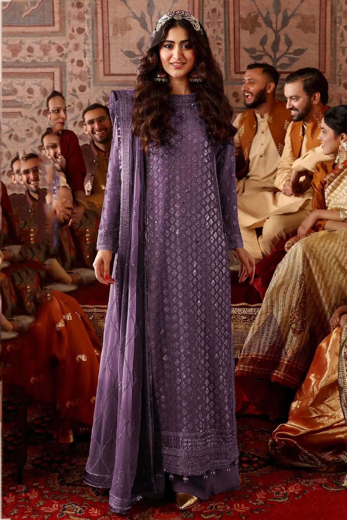 Light Purple Georgette Pakistani Suit vastradi.com Light Purple Georgette Pakistani Suit vastradi.com