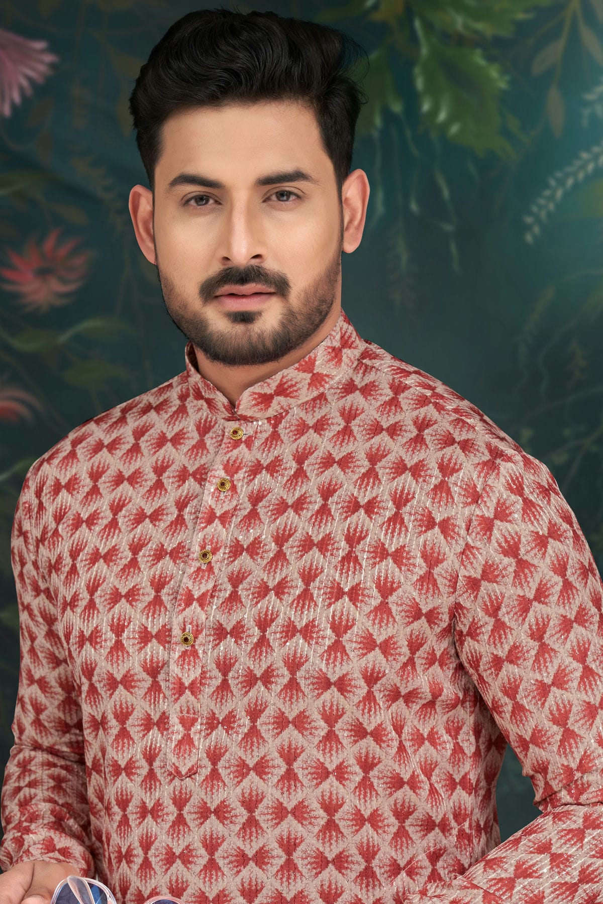 Maroon Colour Rayon Kurta Pajama VSKP1040486