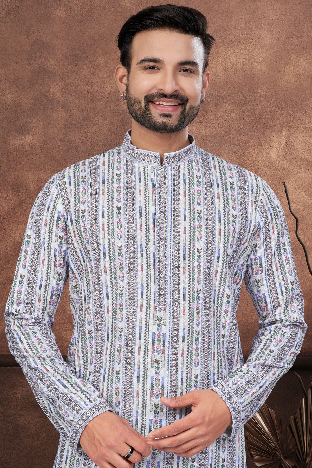 Multicolour Soft Rayon Kurta Pajama VSKP1040670