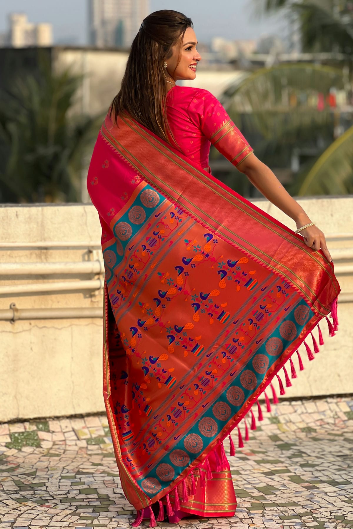 Pink Colour Soft Silk Traditional Saree VSSD1111614