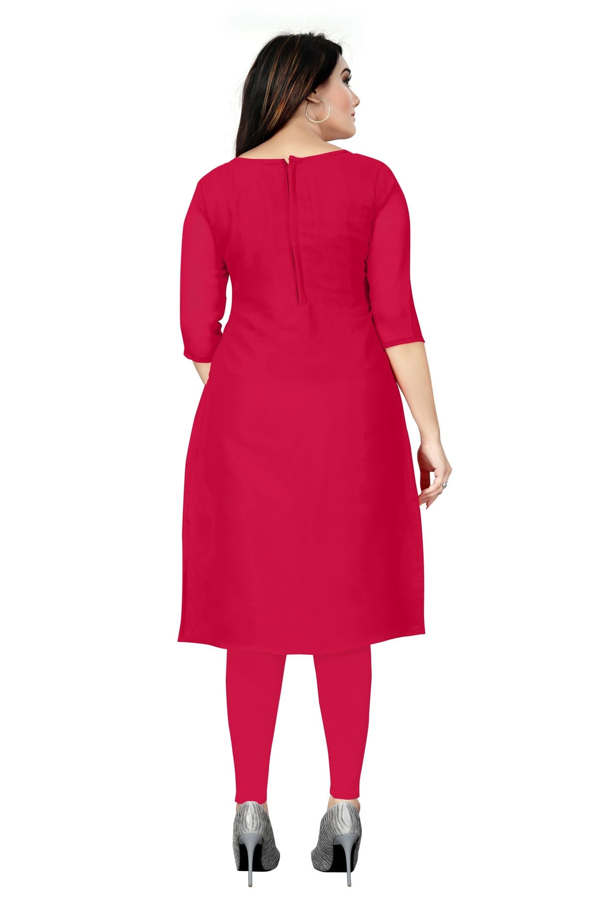 Pink Colour Unstitched Georgette Straight Suit VSUS1160716