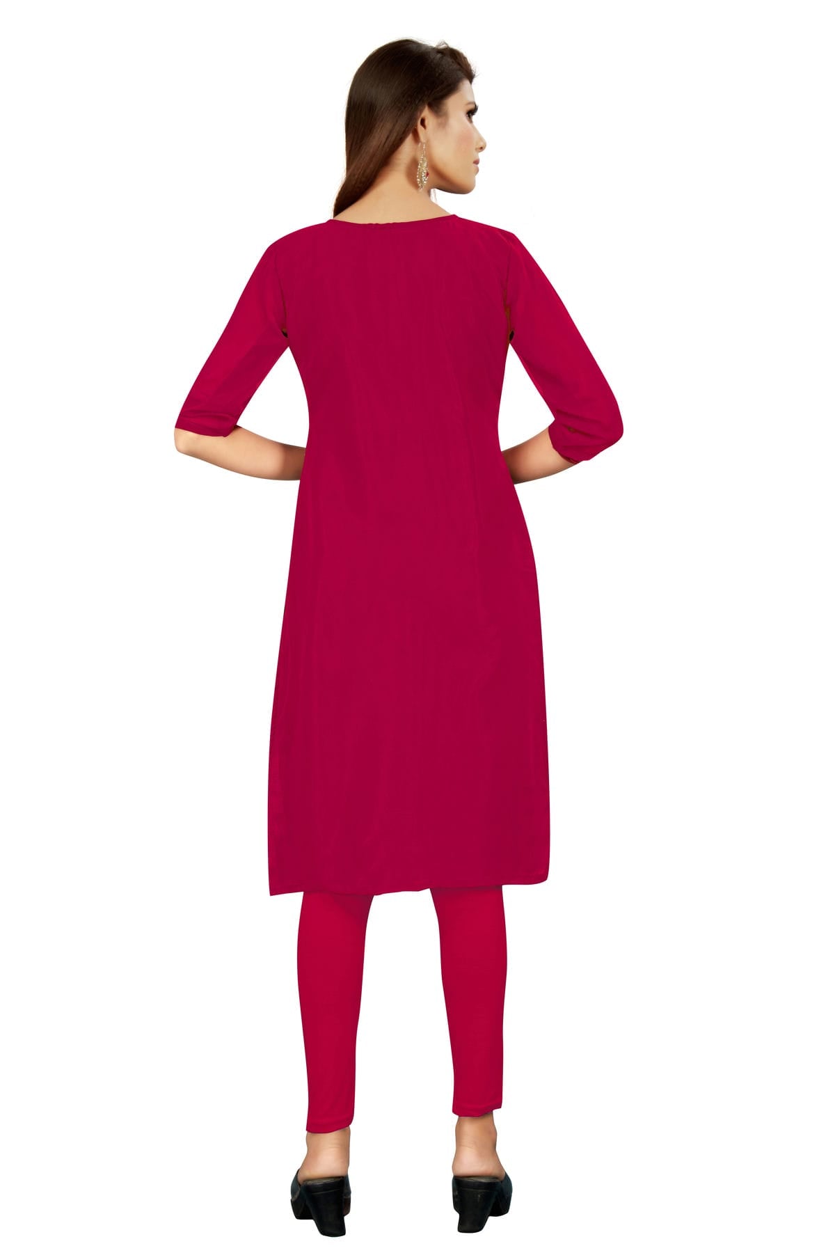 Pink Colour Unstitched Georgette Straight Suit VSUS1160739