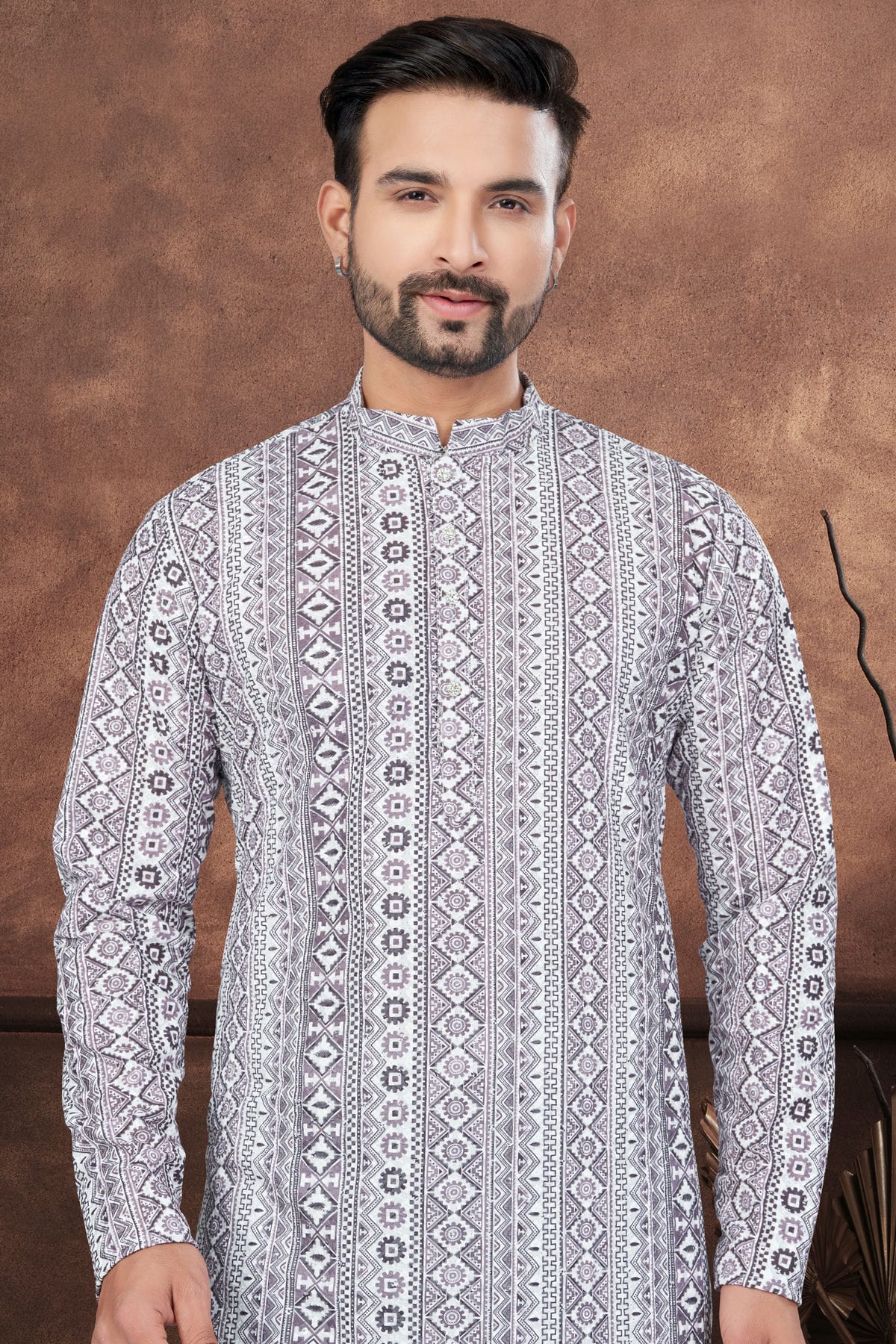 Purple Colour Soft Rayon Kurta Pajama VSKP1040668