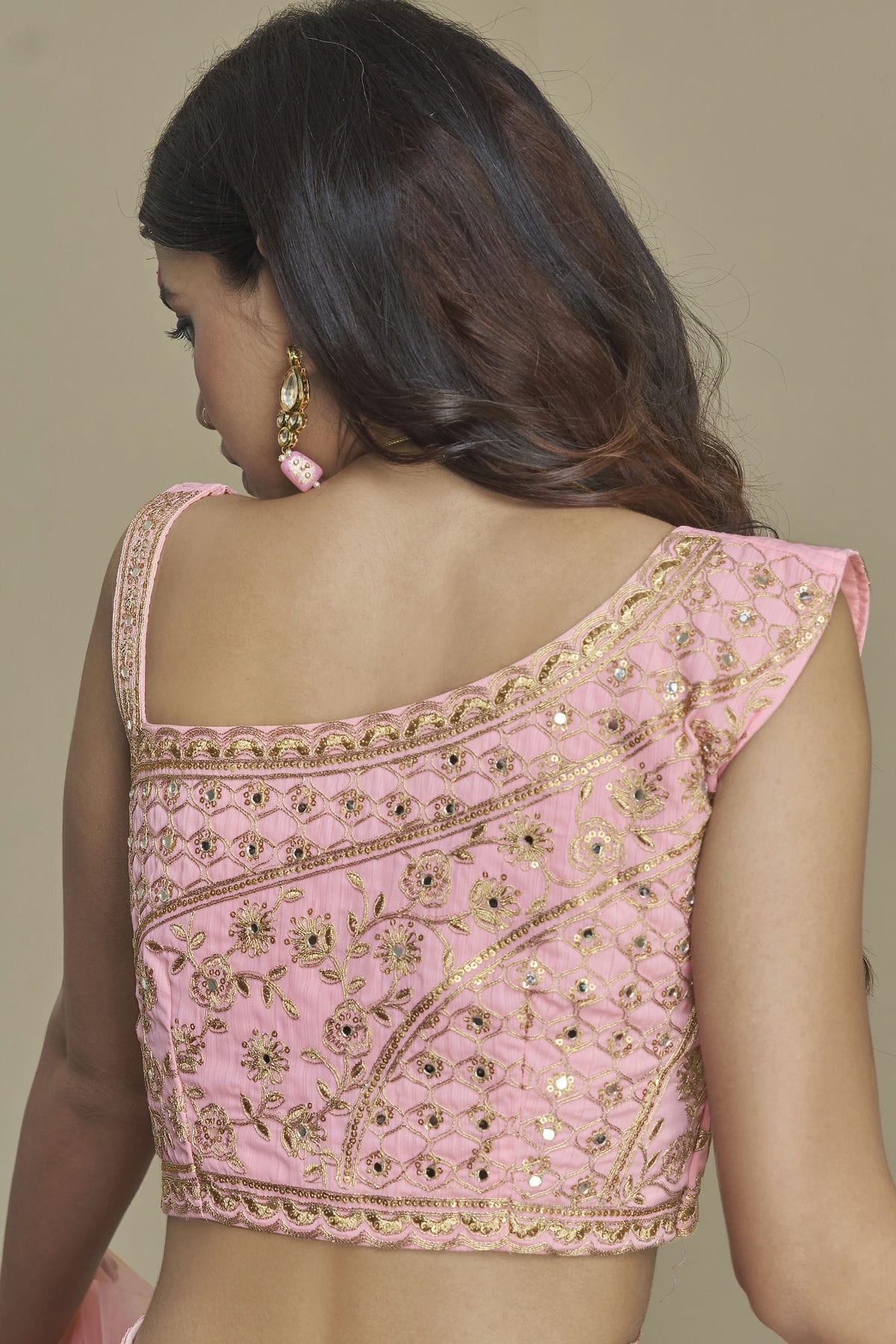 Titan Silk Designer Lehenga Choli In Baby Pink Colour VSLC1270039