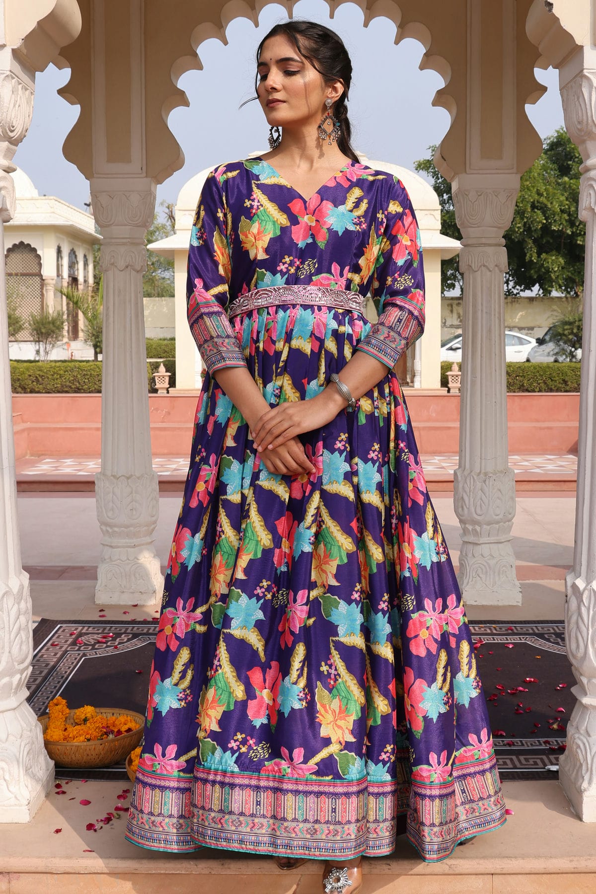 Blue-Colour-Semi-Stitched-Chinon-Silk-Anarkali-Suit-VSSM1170039