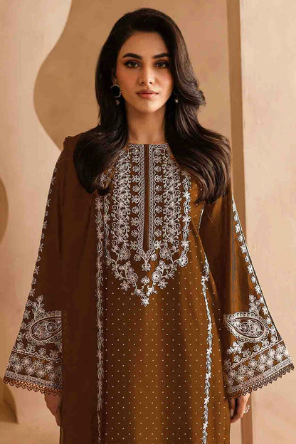Brown Colour Faux Georgette Pakistani Suit VSSM1140812