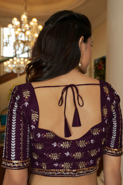 Butterfly Net Designer Lehenga CholiIn Lavender  NCLC12710137