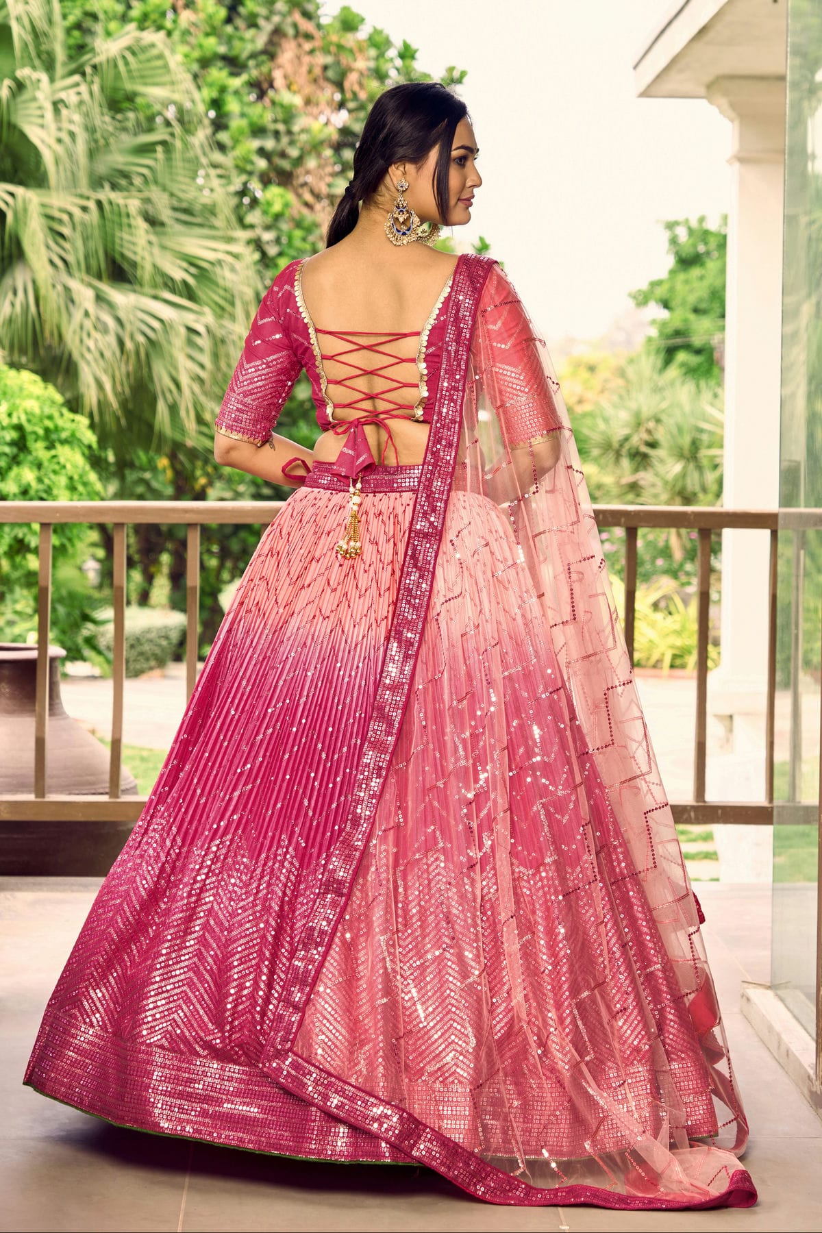 Chinon Embroidery A Line Lehenga Choli VSLC1010238