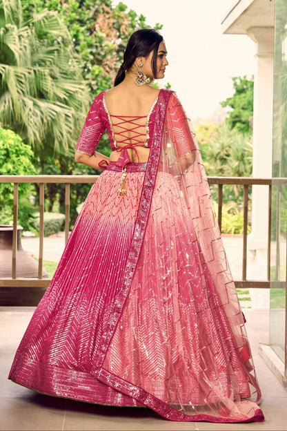 Chinon Embroidery A Line Lehenga Choli VSLC1010238