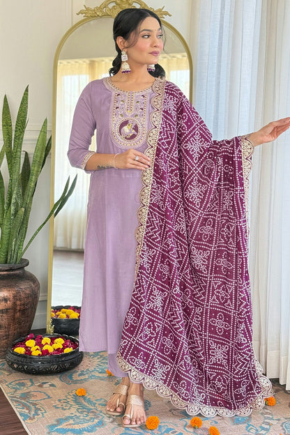 Lavender-Colour-Embroidery-Viscose-Stitched-Suit-VSSS1112450