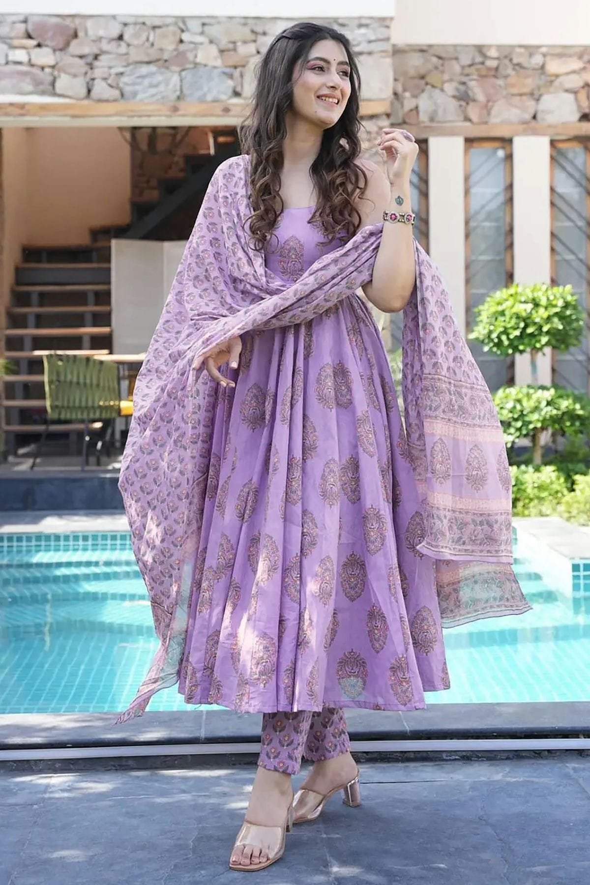 Lavender-Colour-Printed-Muslin-Stitched-Suit-VSSS1112462