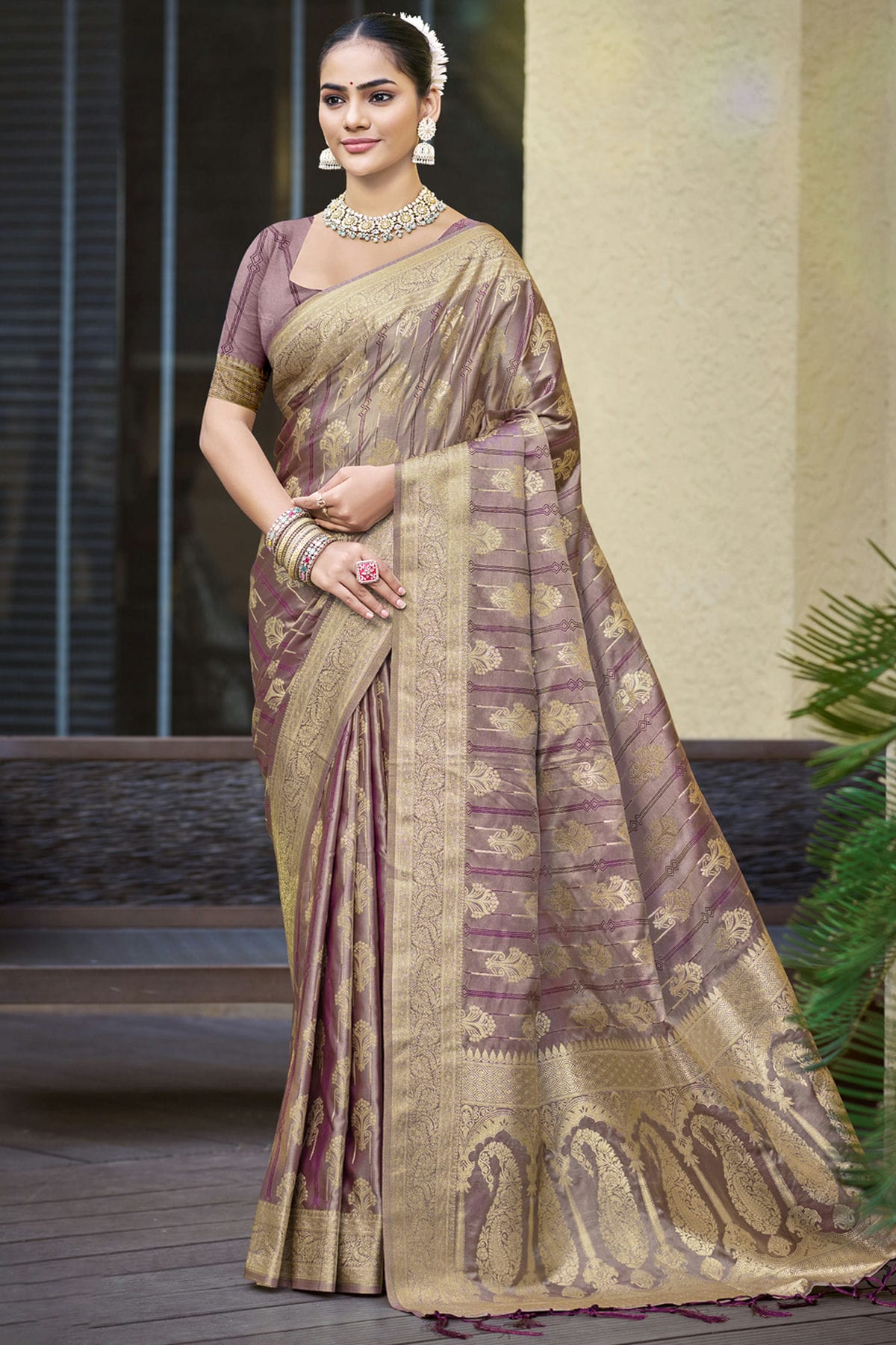 Lavender-Colour-Woven-Work-Satin-Silk-Traditional-Saree-VSSD1103209