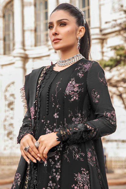 Light Black Colour Rayon Semi Stitched Pakistani Suit VSSM1250149