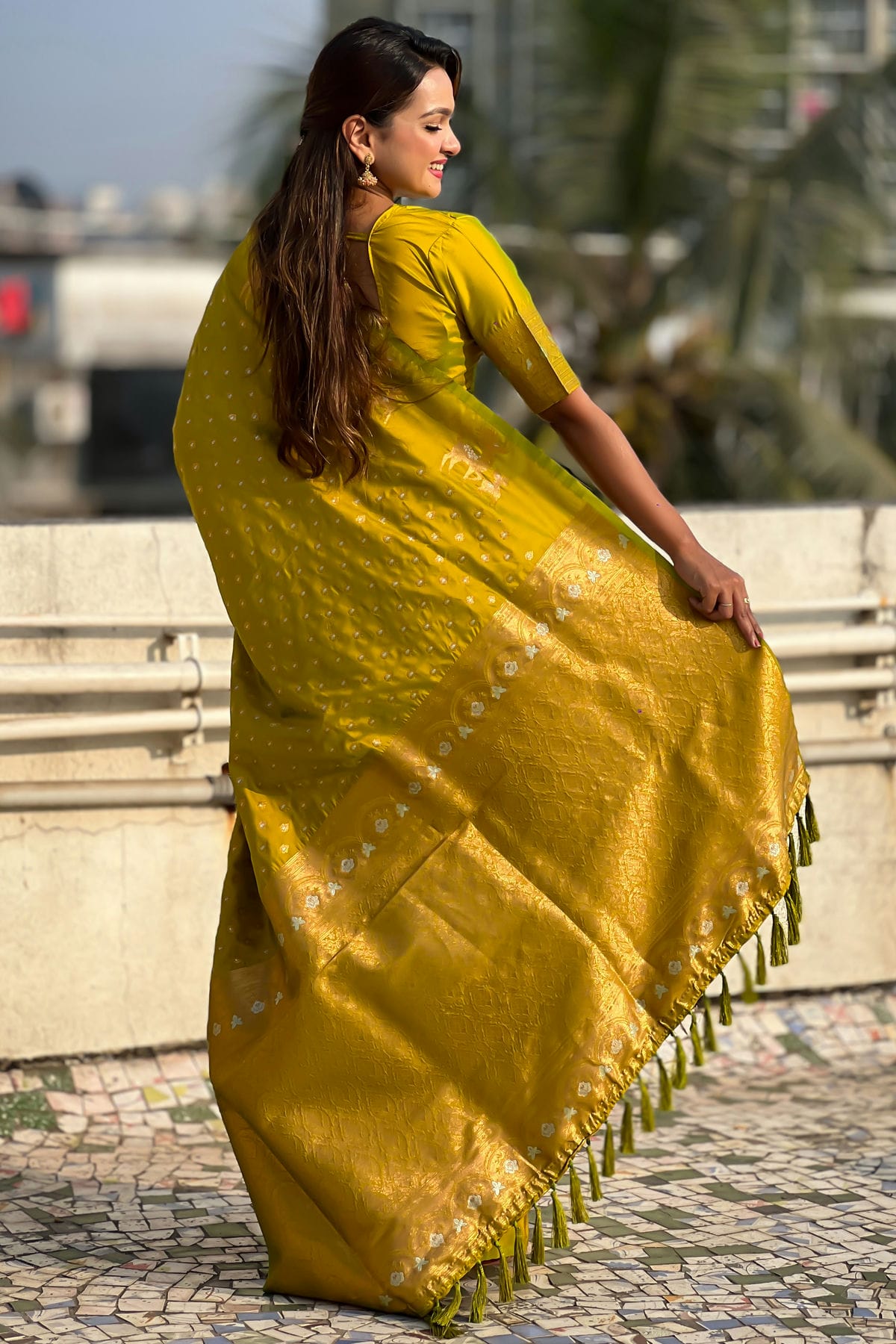 Light Green Colour Soft Silk Traditional Saree