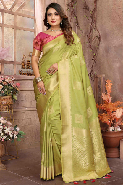 Light Green Colour Soft Silk Traditional Saree VSSD1113106