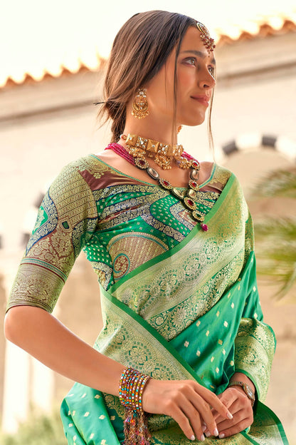 Light Green Colour Soft Silk Traditional Saree VSSD1290159