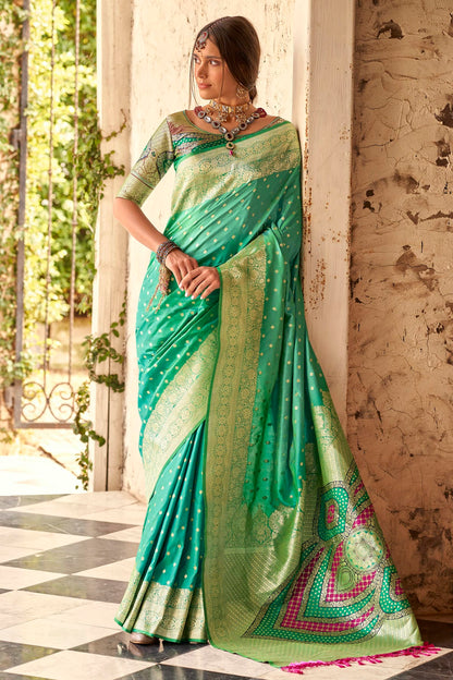 Light Green Colour Soft Silk Traditional Saree