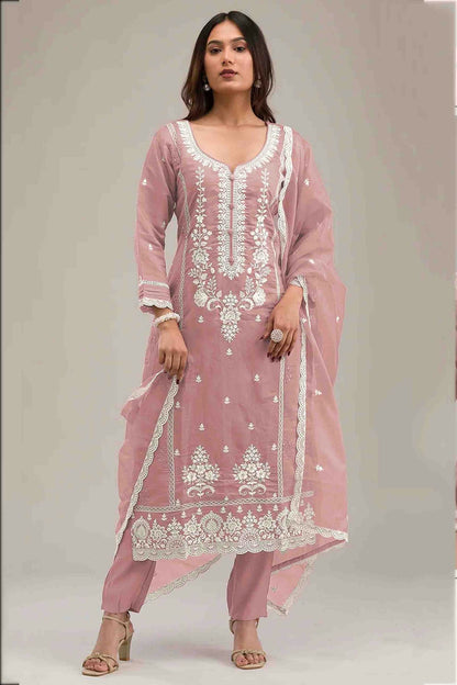 Light Pink Colour Cotton Pakistani Suit VSSM1140836