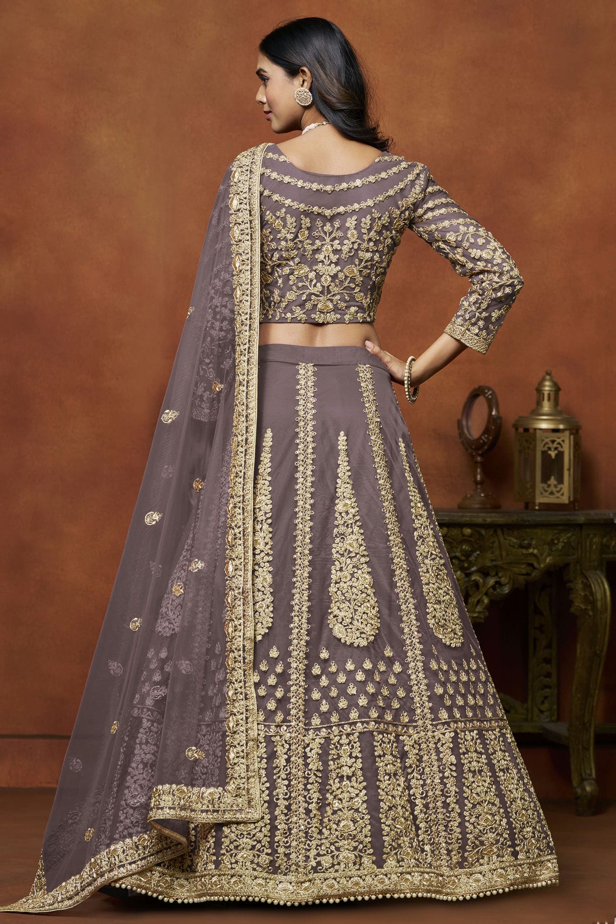 Light Purple Colour Net Lehenga Choli VSLC1050647