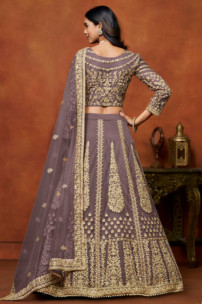 Light Purple Colour Net Lehenga Choli VSLC1050647
