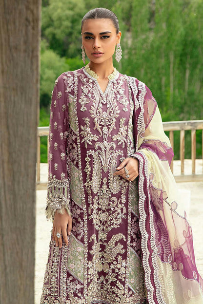 Mauve Colour Georgette Semi Stitched Pakistani Suit VSSM1250213