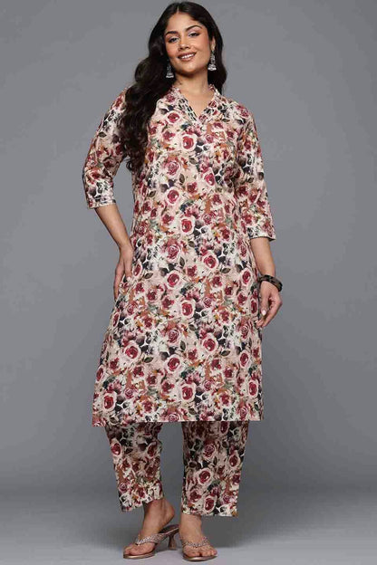 Multicolour Colour Pure Cotton Stitched Top and Bottom VSSS1113804