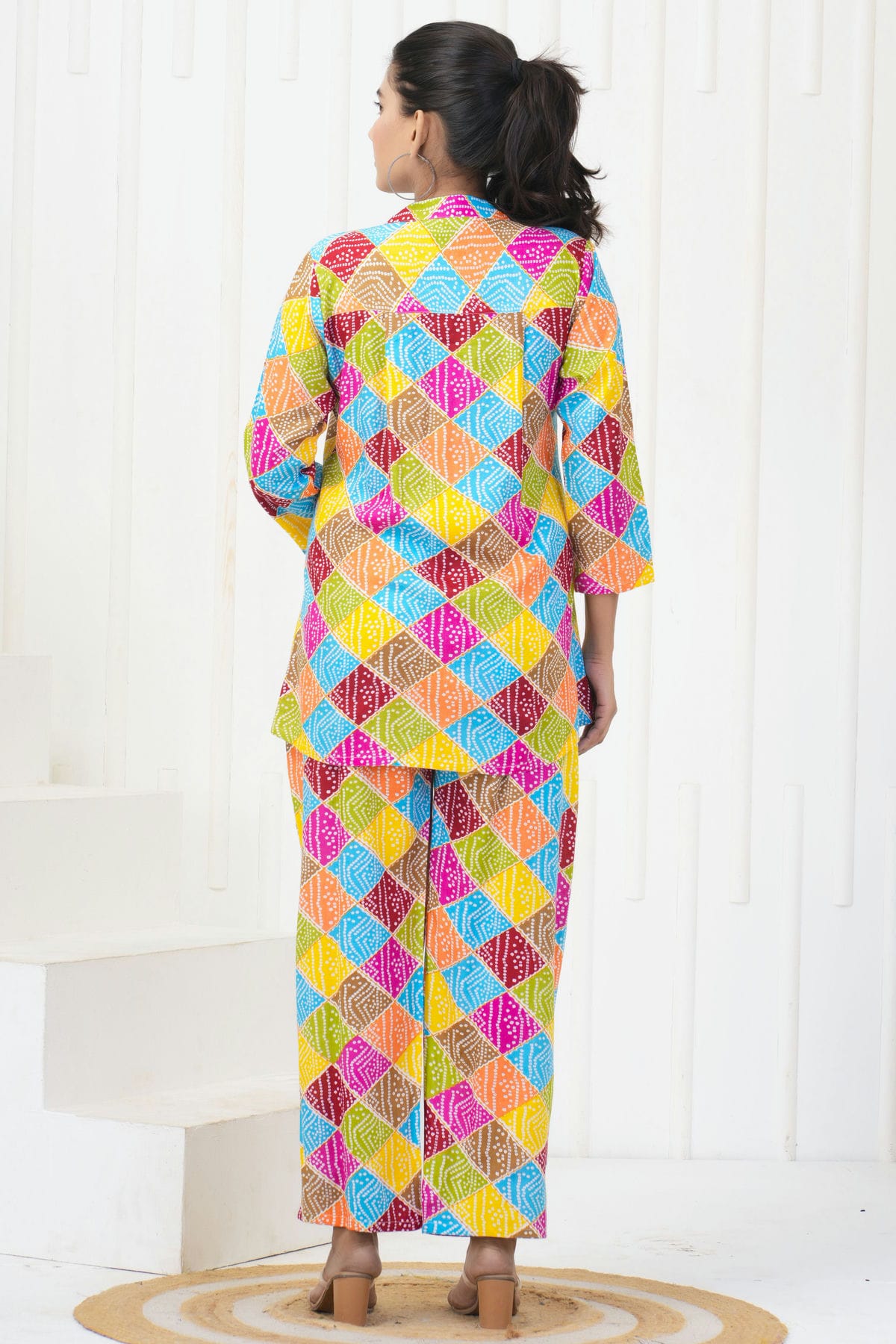 Multicolour Stitched Rayon Co Ord Set VSTP1112407