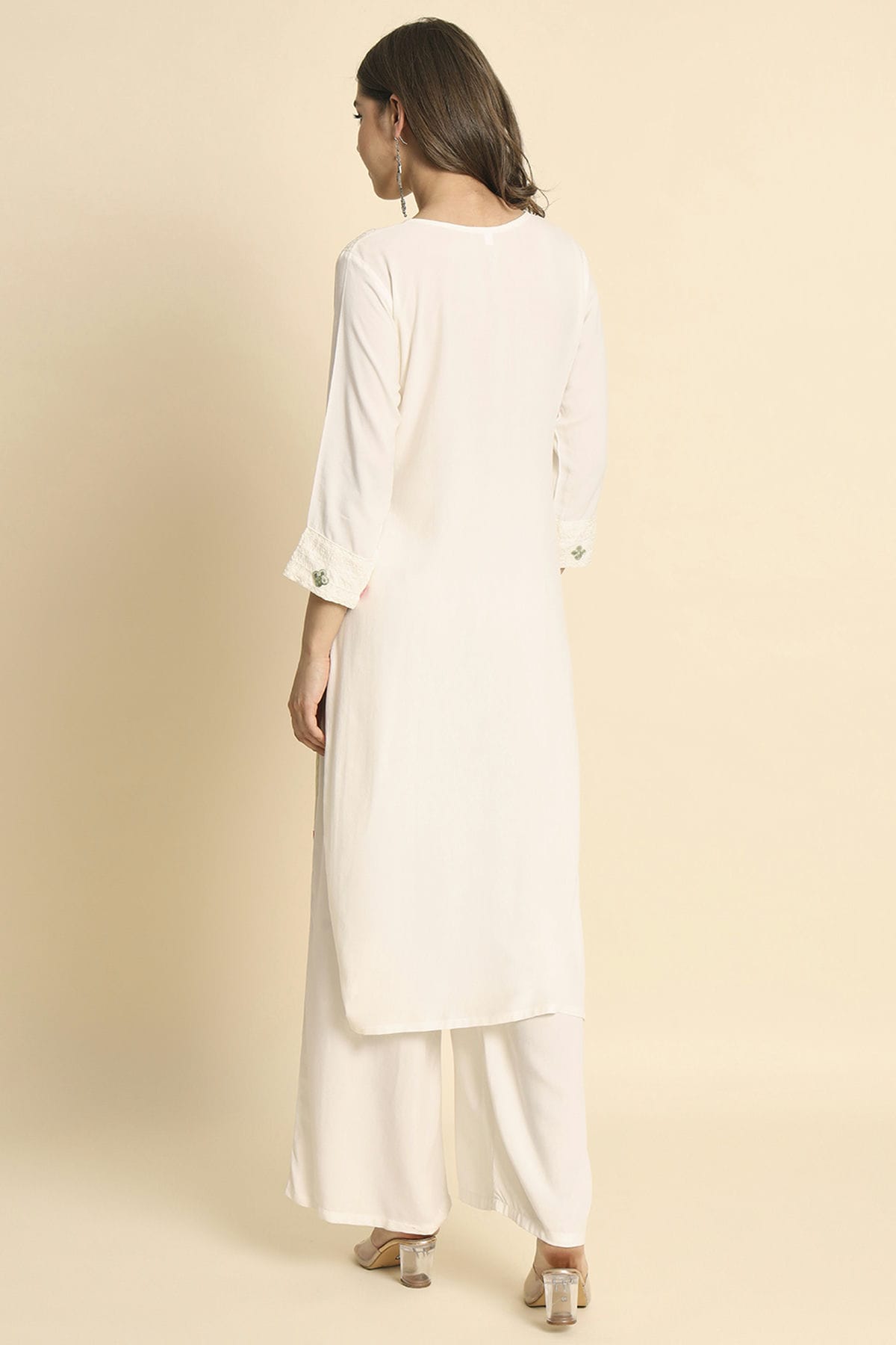 Off White Colour Rayon Kurti VSKR1111112