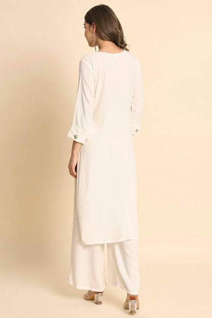 Off White Colour Rayon Kurti VSKR1111112