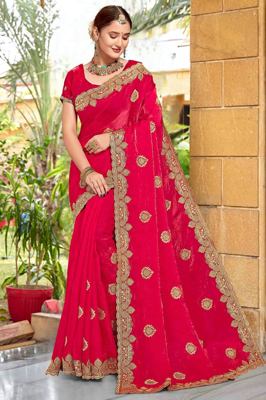 Pink Colour Silk Designer Saree VSSD1121972