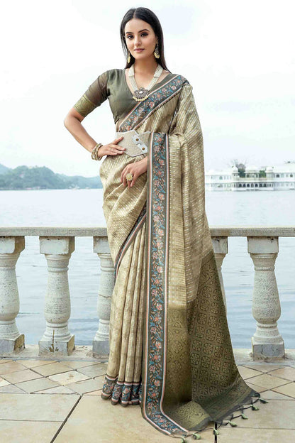 Pista Green Colour Soft Silk Designer Saree VSSD1113380