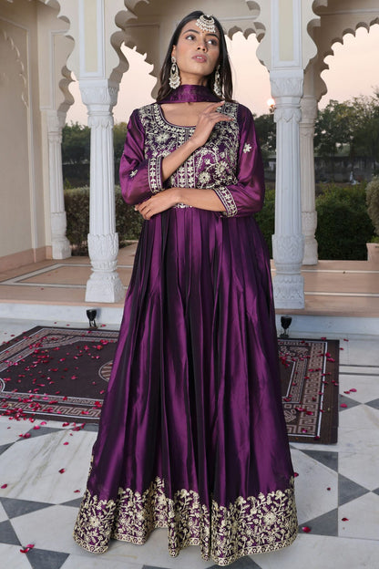 Purple-Colour-Semi-Stitched-Rangoli-Silk-Anarkali-Suit-VSSM1170042