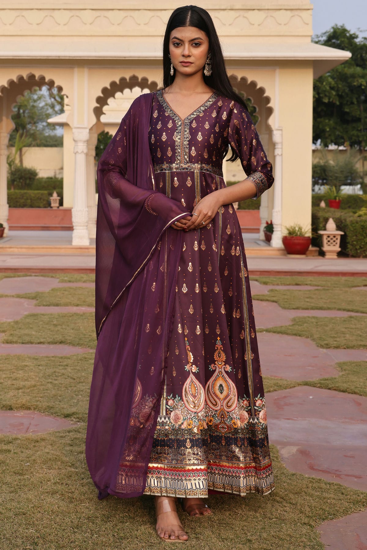 Purple-Colour-Semi-Stitched-Satin-Anarkali-Suit-VSSM1170036