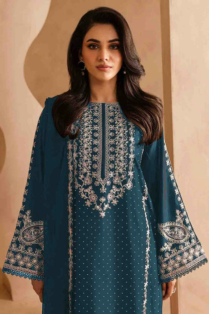 Rama Green Colour Faux Georgette Pakistani Suit VSSM1140809