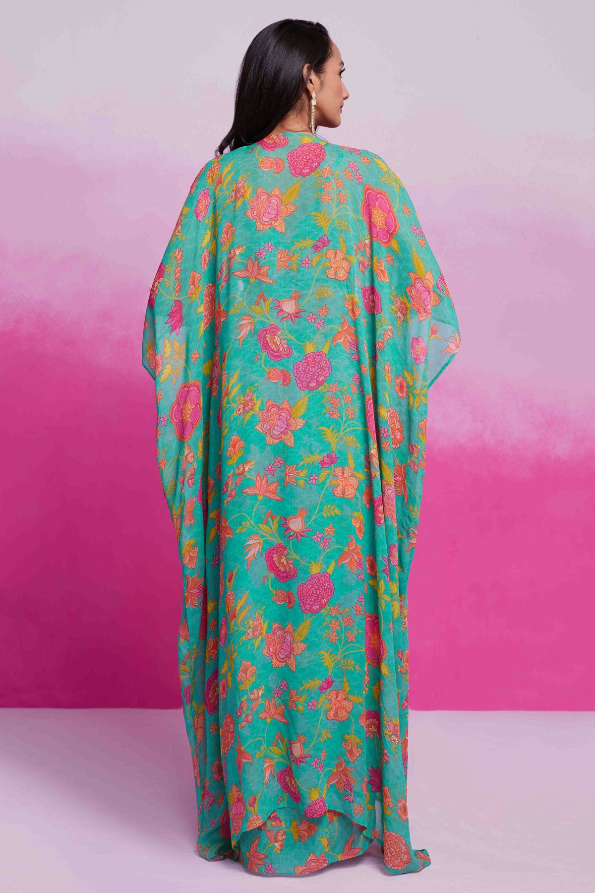 Rama Green Colour Georgette Co-Ord Set VSTP1080942