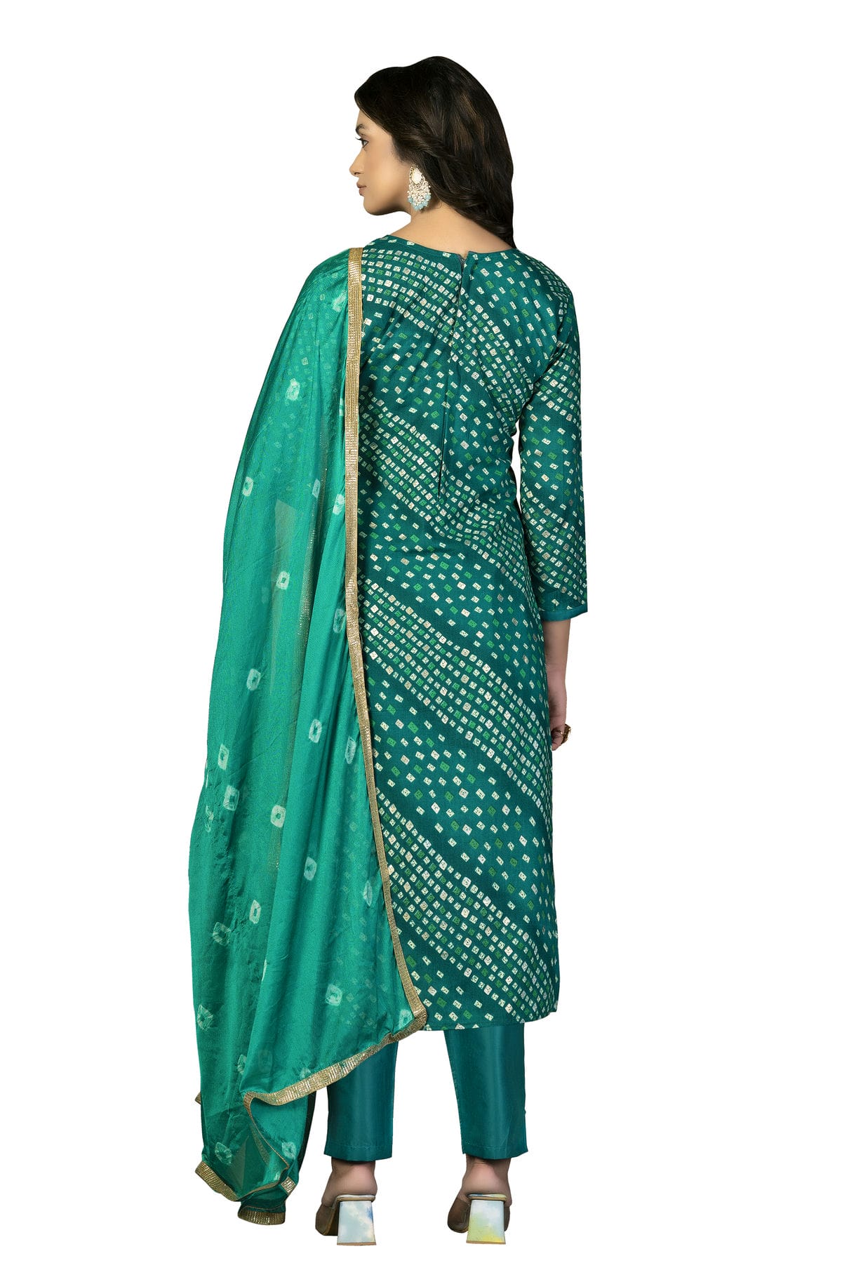 Rama Green Colour Unstitched Jam Cotton Fabric Straight Suit VSUS1160950