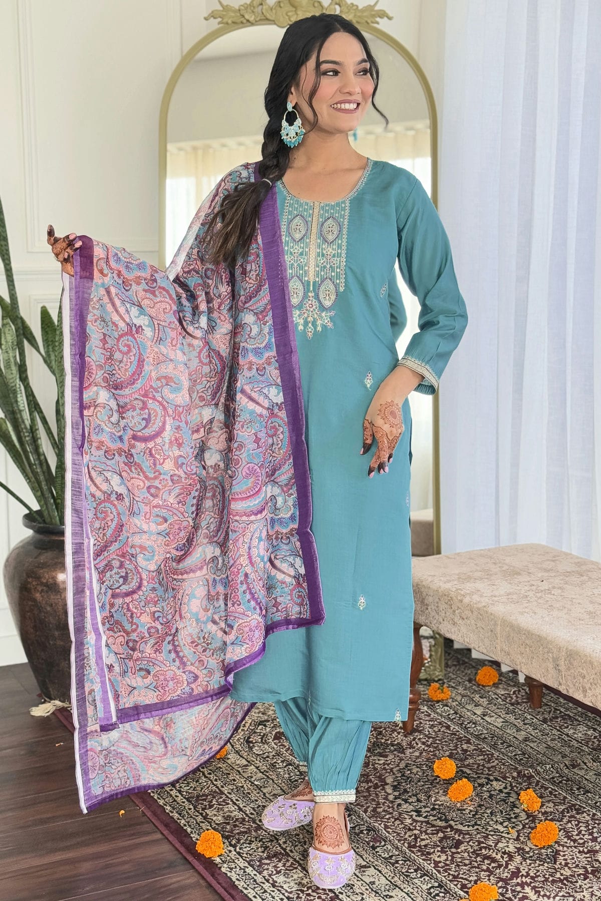 Sky-Blue-Colour-Embroidery-Viscose-Chanderi-Stitched-Suit-VSSS1112474