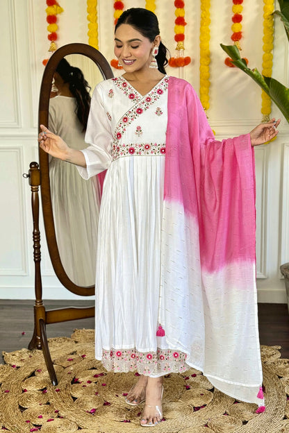 White-Colour-Embroidery-Chanderi-Viscose-Stitched-Suit-VSSS1112500