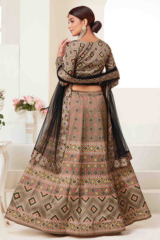 Beige Colour Silk Designer Lehenga Choli VSLC1240090