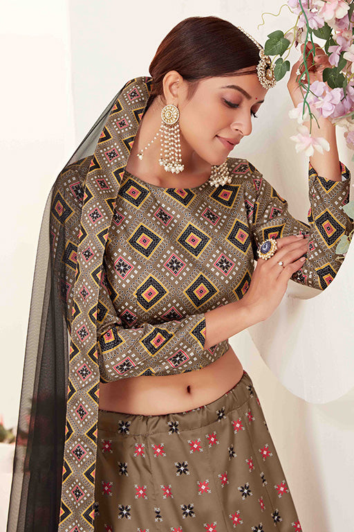 Beige Colour Silk Designer Lehenga Choli VSLC1240090