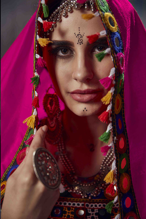 Black Colour Art Silk Navratri Lehenga Choli VSLC1240068