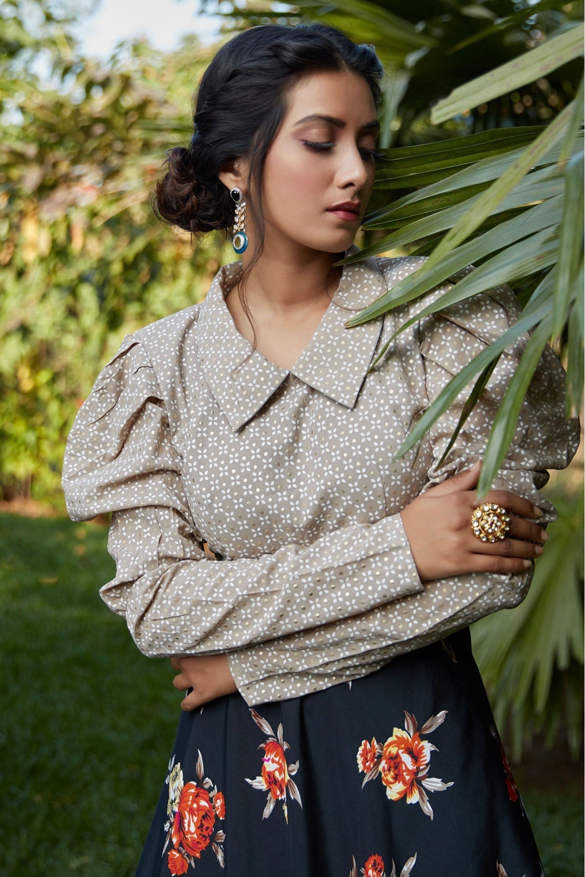 Black Colour Silk Crepe Printed Lehenga Choli VSLC1150040