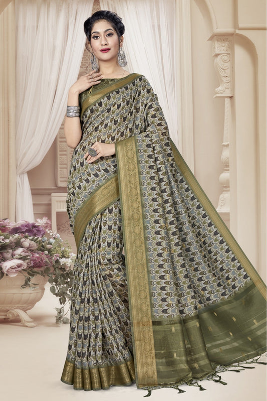 Multicolour Art Silk Digital Print Saree VSSD1120788
