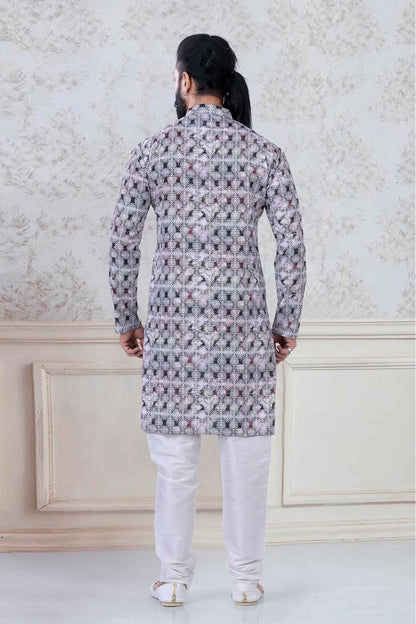 Multicolour Cotton Festival Wear Kurta Pajama VSKP1130058