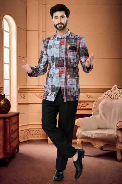 Multicolour Jodhpuri In Silk Fabric VSJP1130167