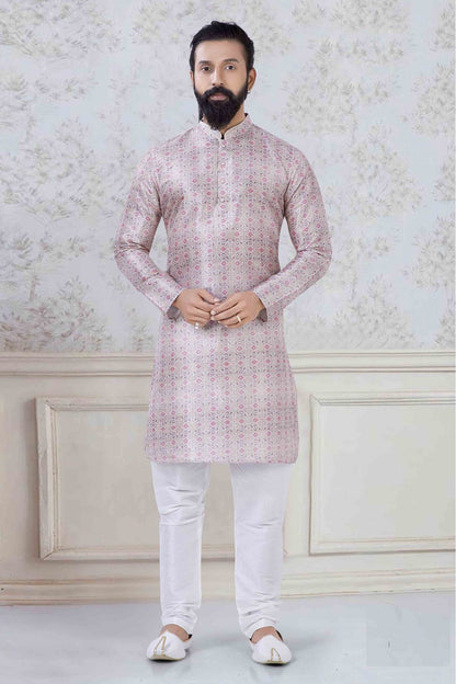 Multicolour Silk Festival Wear Kurta Pajama VSKP1130051