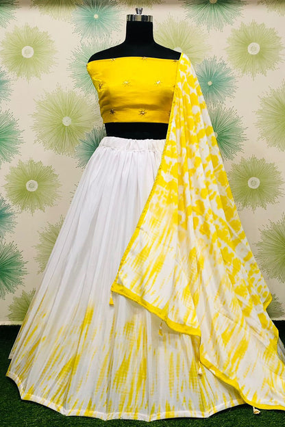 White Colour Silk Lehenga Choli VSLC1020134